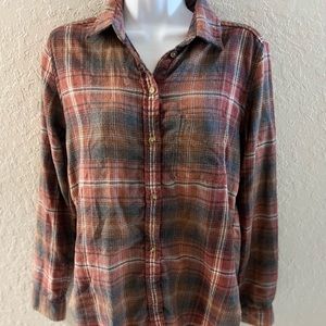American Eagle 🦅 flannel size XS button down 90s style